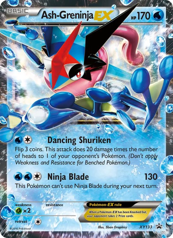 Ash Greninja EX XY Black Star Promos XY133/211