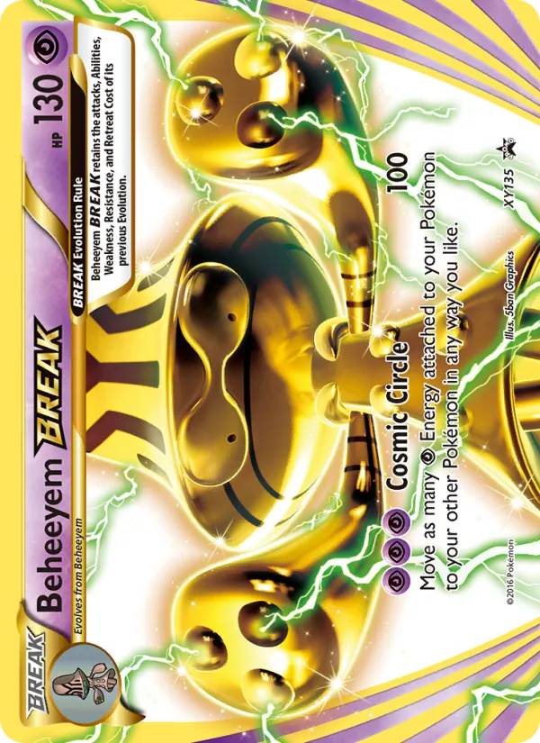 Beheeyem BREAK XY Black Star Promos XY135/211