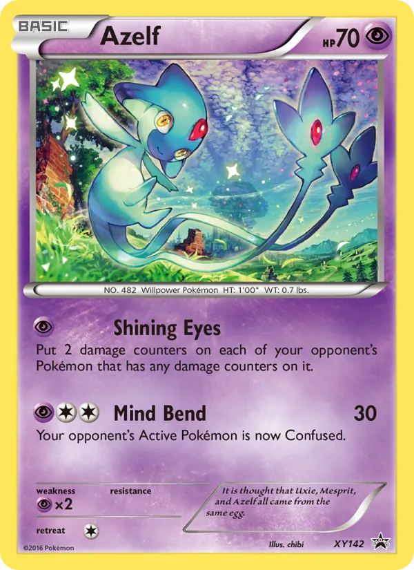 Azelf XY Black Star Promos XY142/211