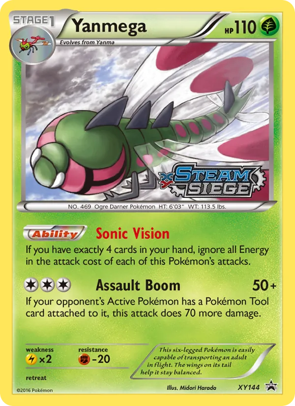 Yanmega XY Black Star Promos XY144/211