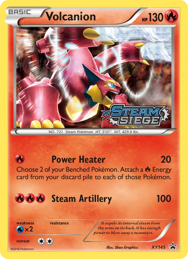 Volcanion XY Cartas de promoción XY145/211
