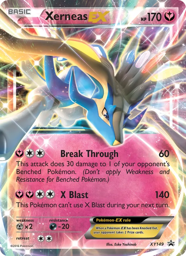 Xerneas EX XY Black Star Promos XY149/211