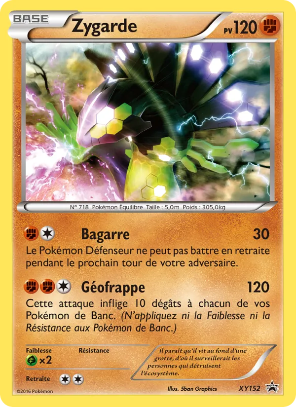 Zygarde Promo XY XY152/211