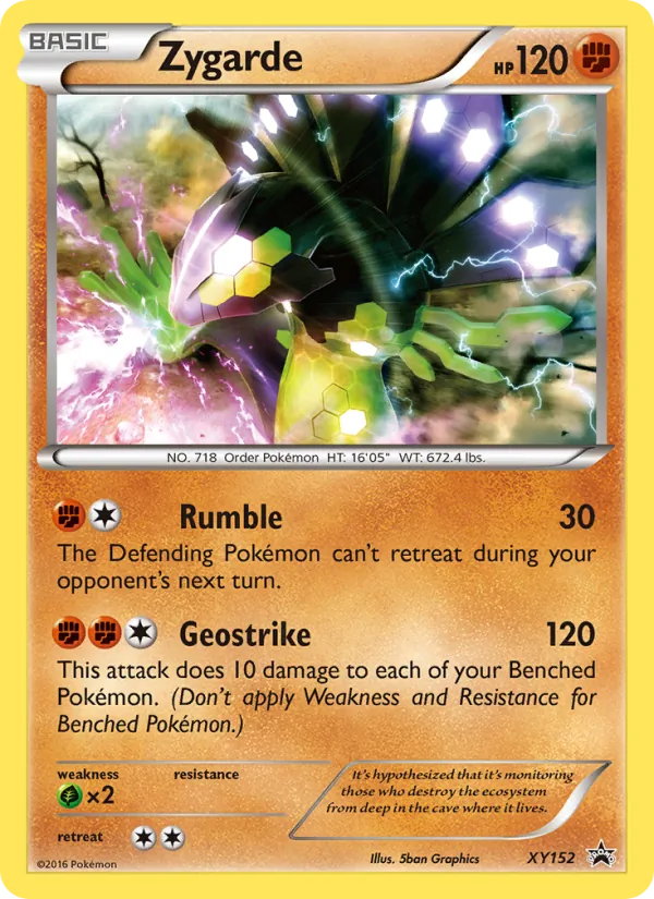 Zygarde XY Promokarten XY152/211
