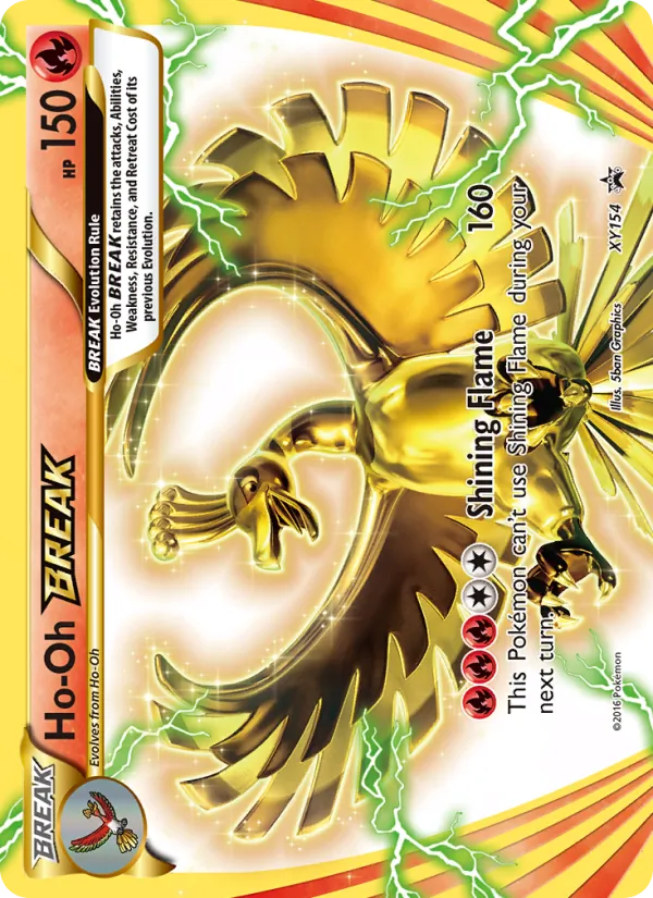 Ho-Oh BREAK XY Black Star Promos XY154/211