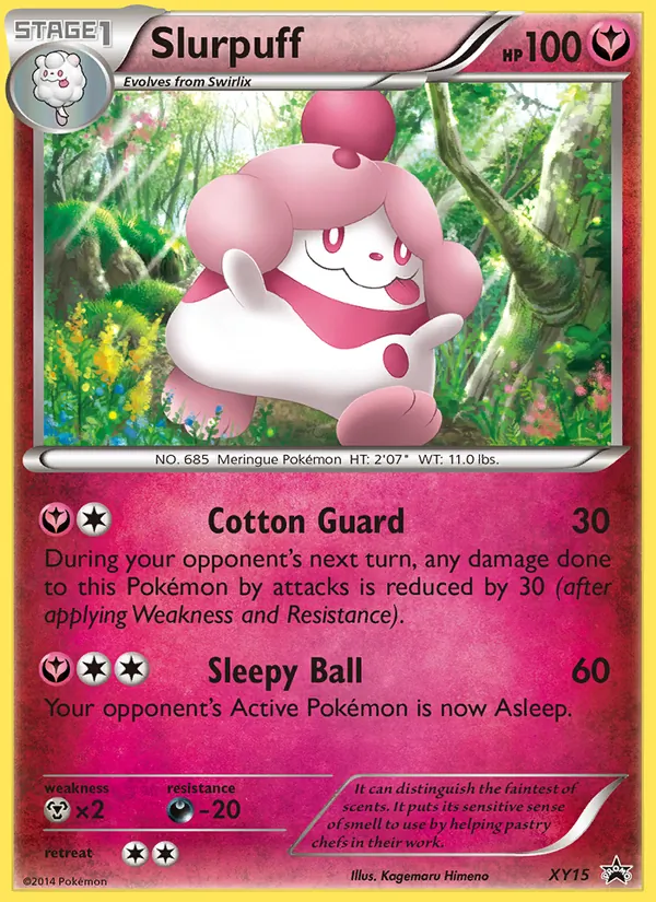 Slurpuff XY Cartas de promoción XY15/211