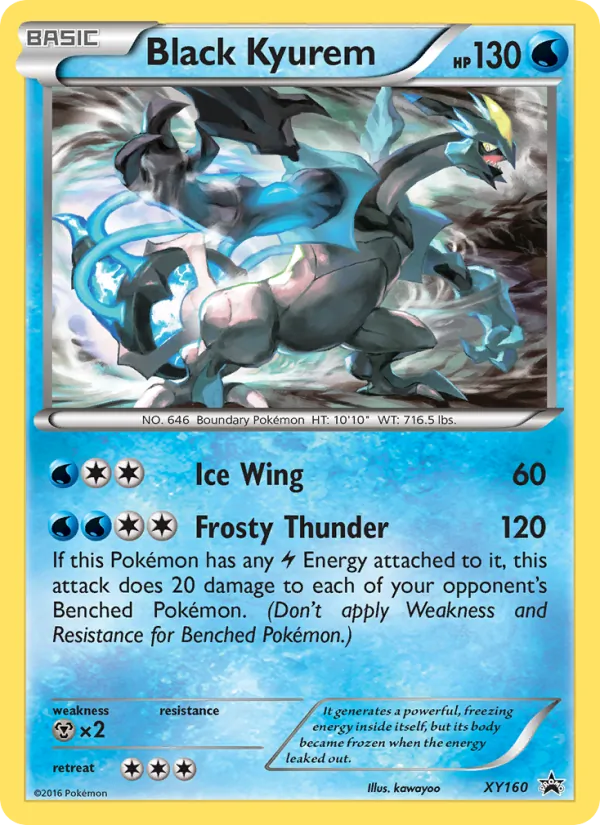 Black Kyurem XY Cartas de promoción XY160/211