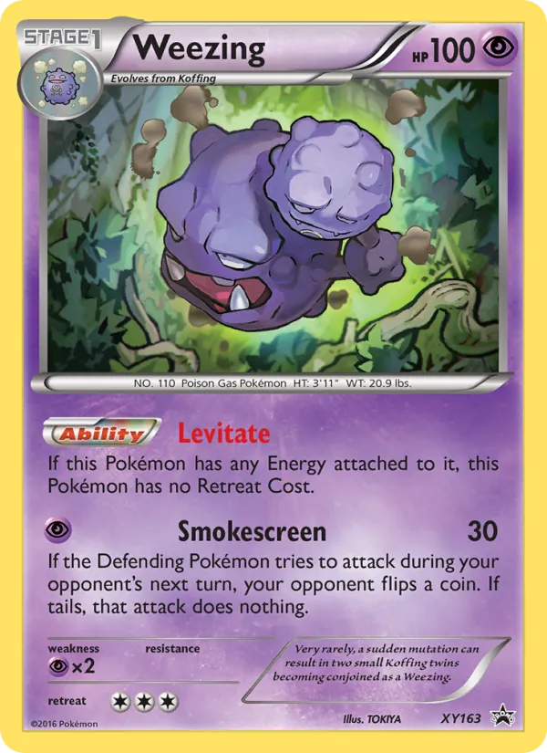 Weezing XY Promokarten XY163/211