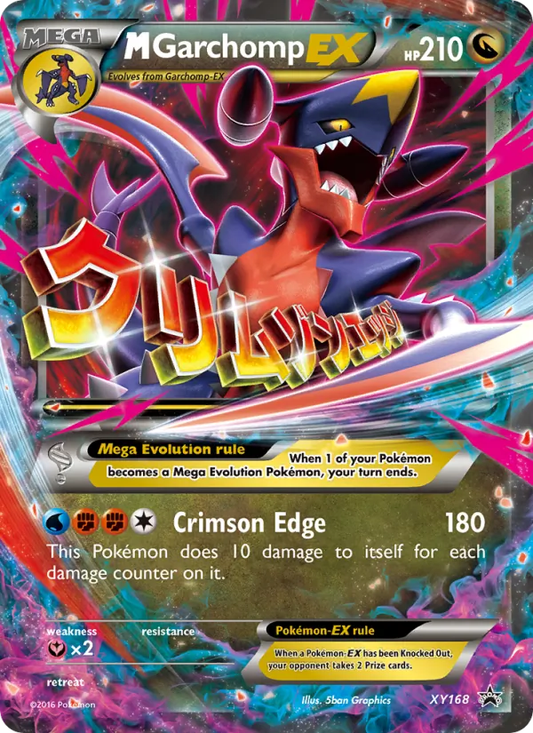 M Garchomp-EX XY Cartas de promoción XY168/211