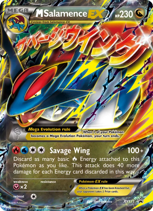 M Salamence-EX XY Cartas de promoción XY171/211