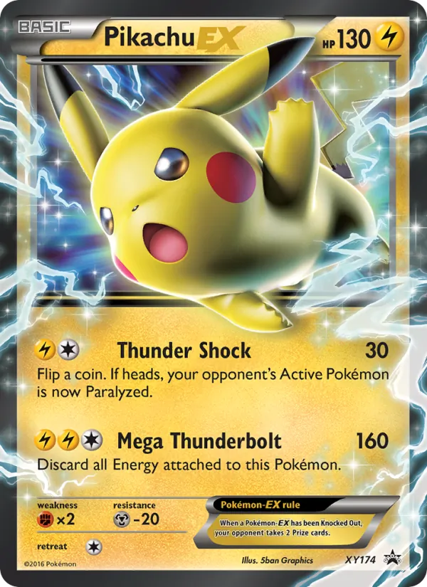 Pikachu-EX XY Promokarten XY174/211