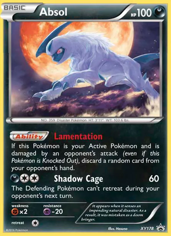 Absol XY Black Star Promos XY178/211