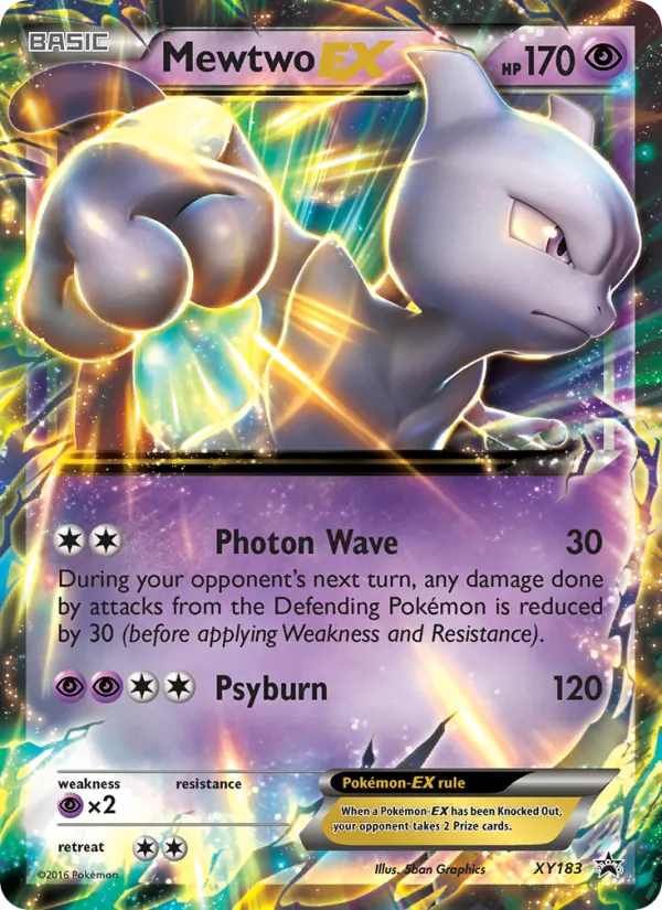 Mewtwo-EX XY Black Star Promos XY183/211