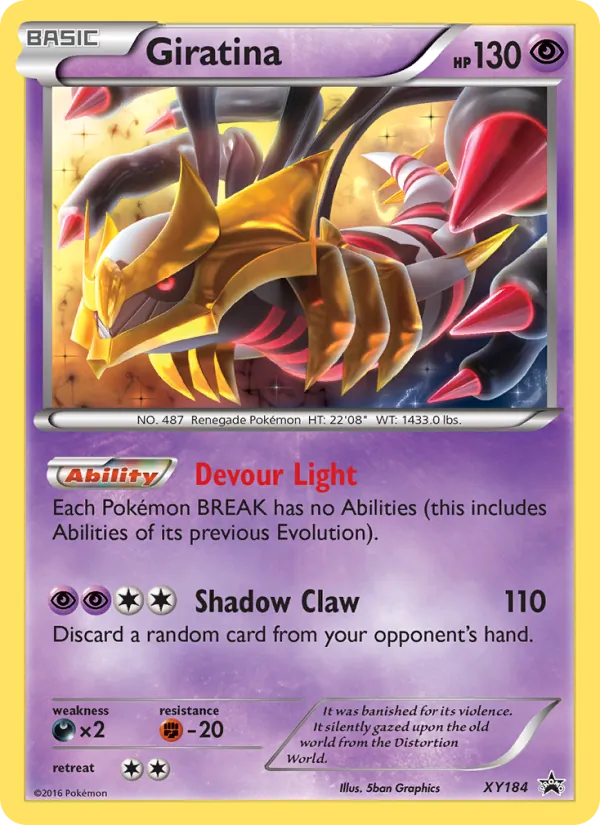 Giratina XY Promokarten XY184/211