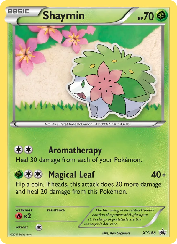 Shaymin XY Black Star Promos XY188/211