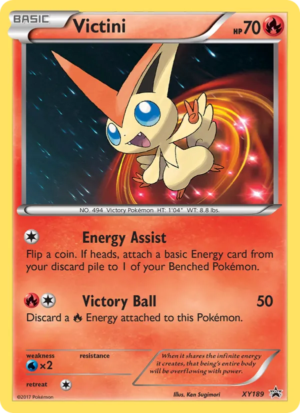 Victini XY Cartas de promoción XY189/211