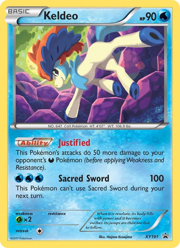 Keldeo XY Promo XY191/211