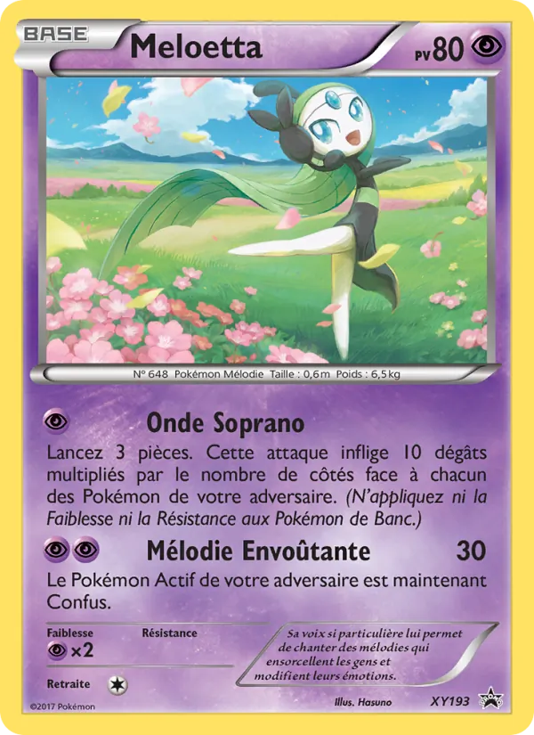 Meloetta Promo XY XY193/211
