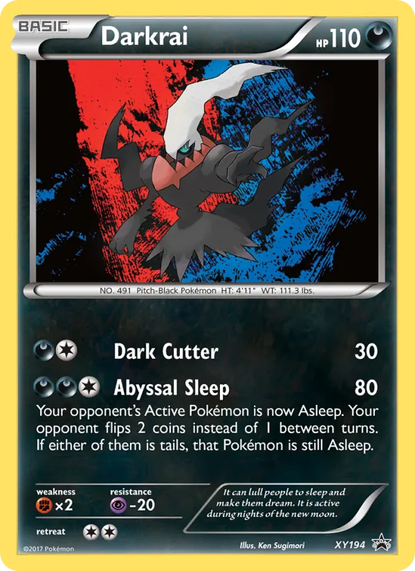 Darkrai XY Promokarten XY194/211