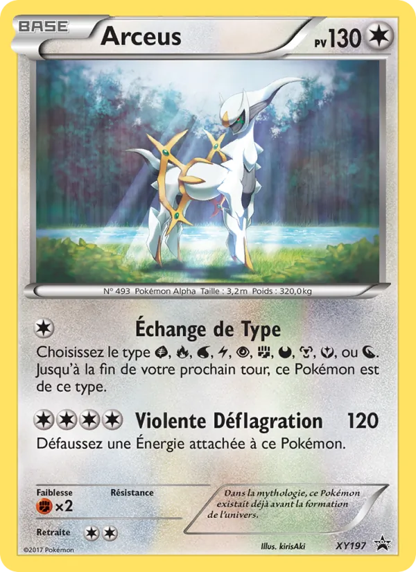 Arceus Promo XY XY197/211