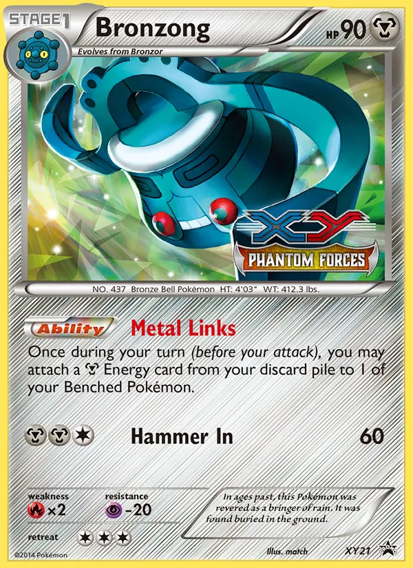 Bronzong XY Promokarten XY21/211
