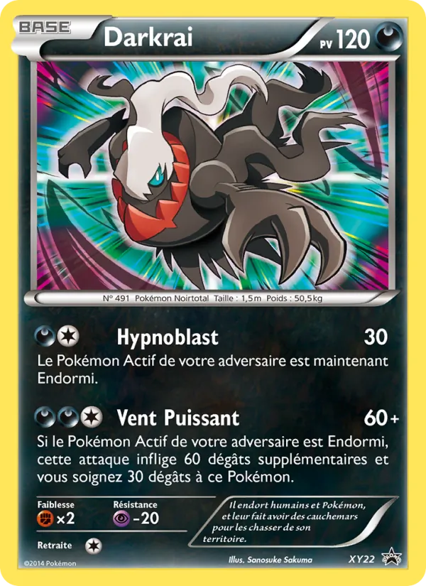 Darkrai Promo XY XY22/211