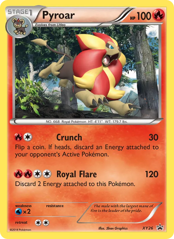 Pyroar XY Black Star Promos XY26/211
