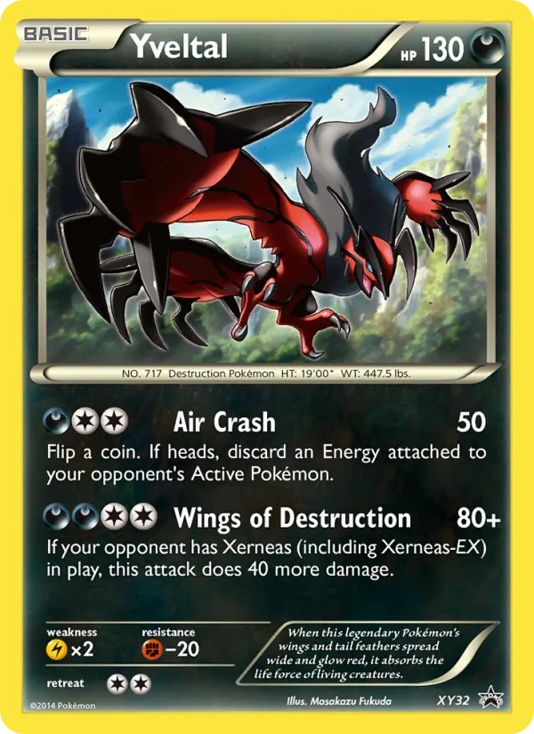 Yveltal XY Cartas de promoción XY32/211