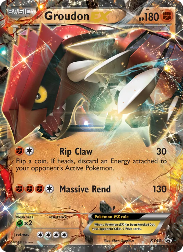 Groudon EX XY Black Star Promos XY42/211