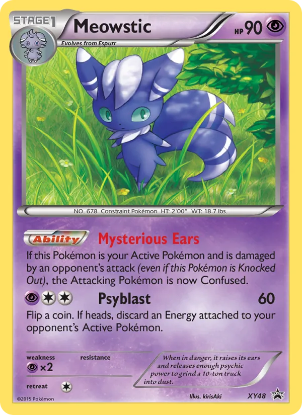 Meowstic XY Black Star Promos XY48/211