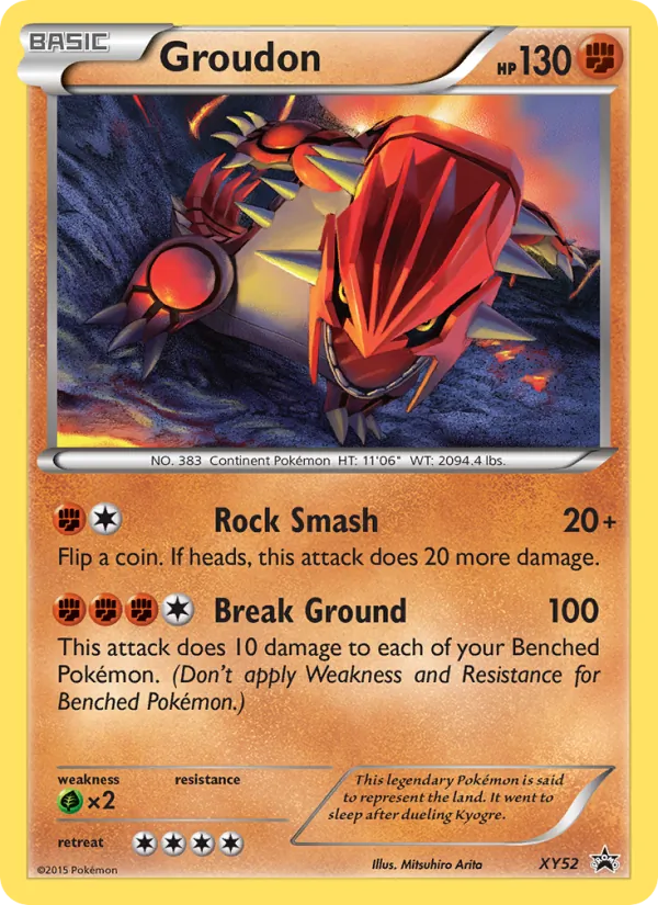 Groudon XY Black Star Promos XY52/211