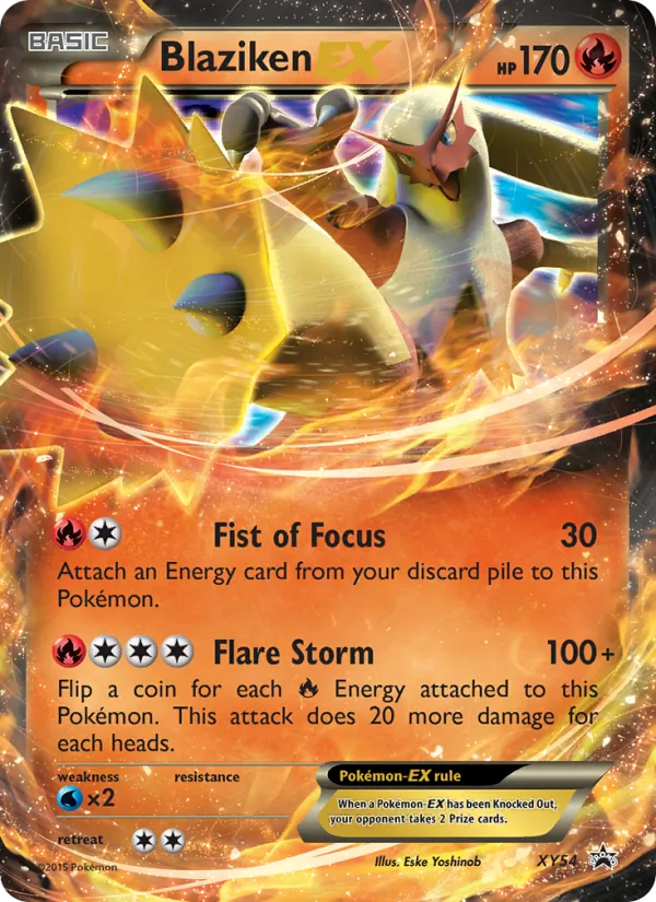 Blaziken EX XY Promokarten XY54/211