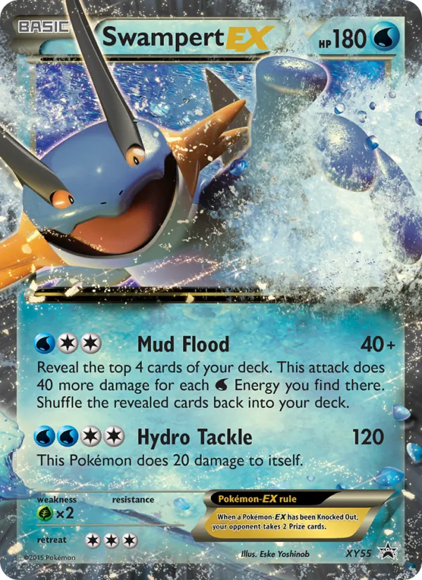 Swampert EX XY Black Star Promos XY55/211