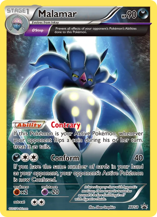 Malamar XY Cartas de promoción XY58/211