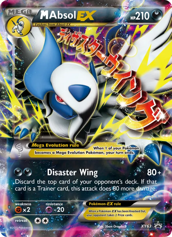 M Absol EX XY Black Star Promos XY63/211