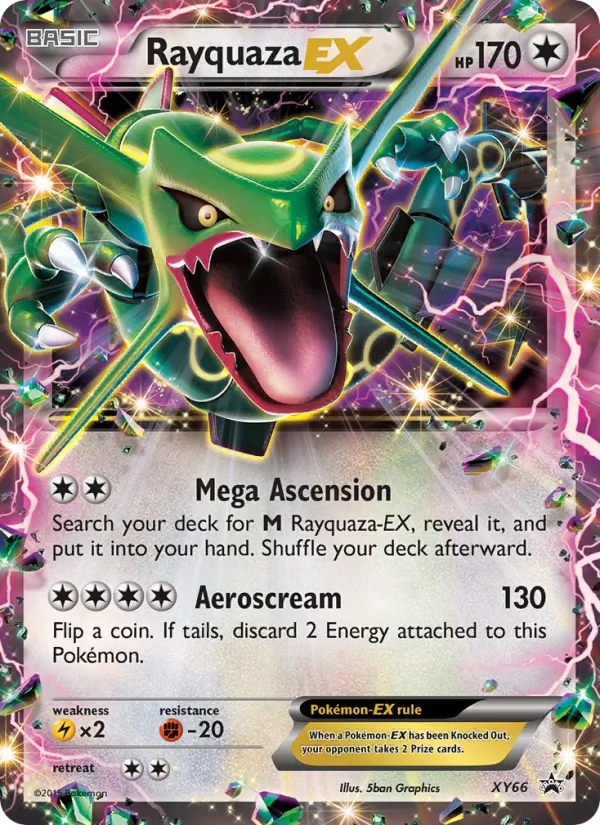 Rayquaza EX XY Black Star Promos XY66/211
