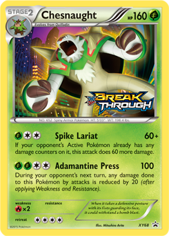 Chesnaught XY Cartas de promoción XY68/211