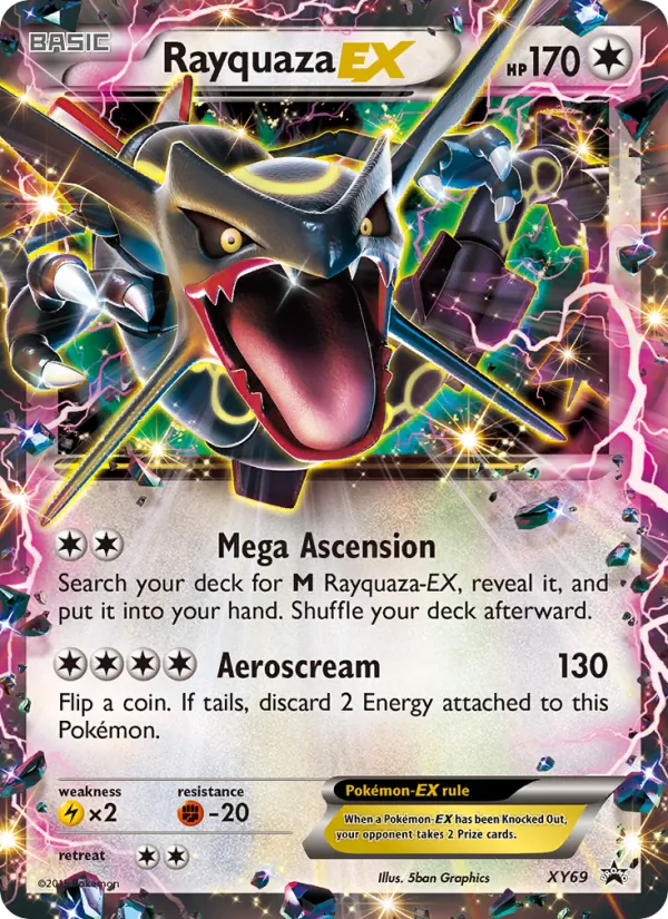 Rayquaza EX XY Cartas de promoción XY69/211