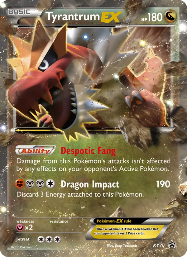 Tyrantrum EX XY Promokarten XY70/211