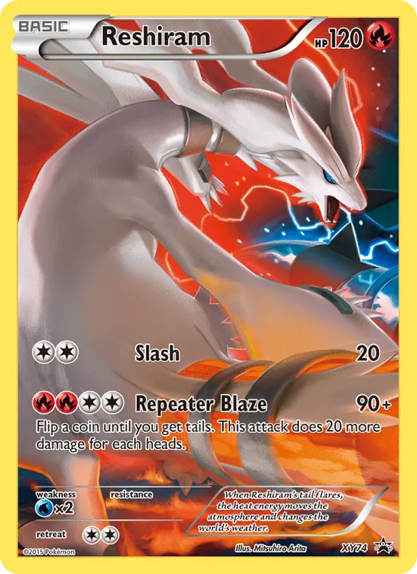 Reshiram XY Promokarten XY74/211