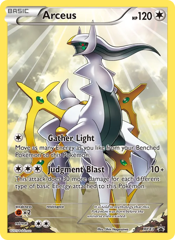 Arceus XY Black Star Promos XY83/211