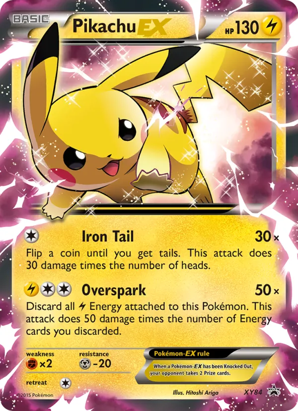 Pikachu EX XY Black Star Promos XY84/211