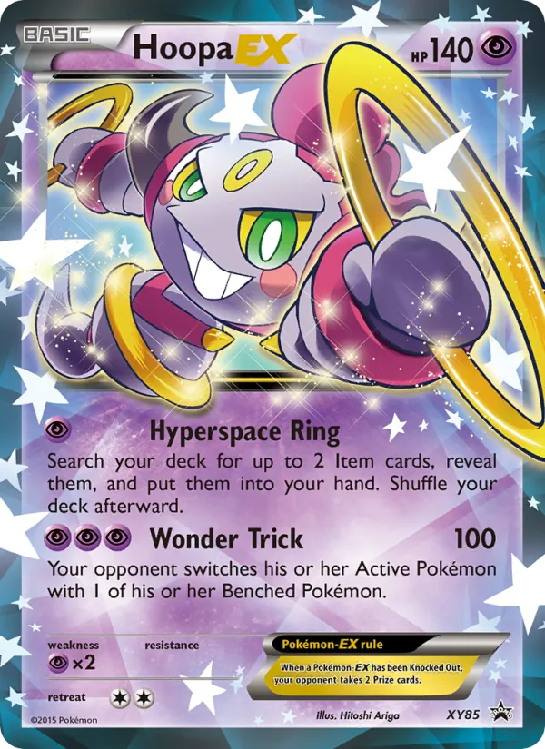 Hoopa EX XY Cartas de promoción XY85/211