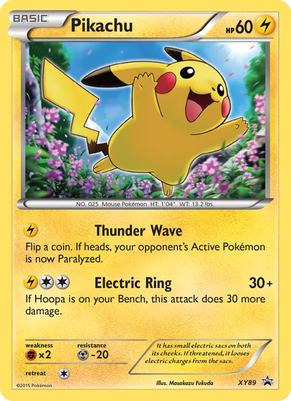 Pikachu XY Black Star Promos XY89/211