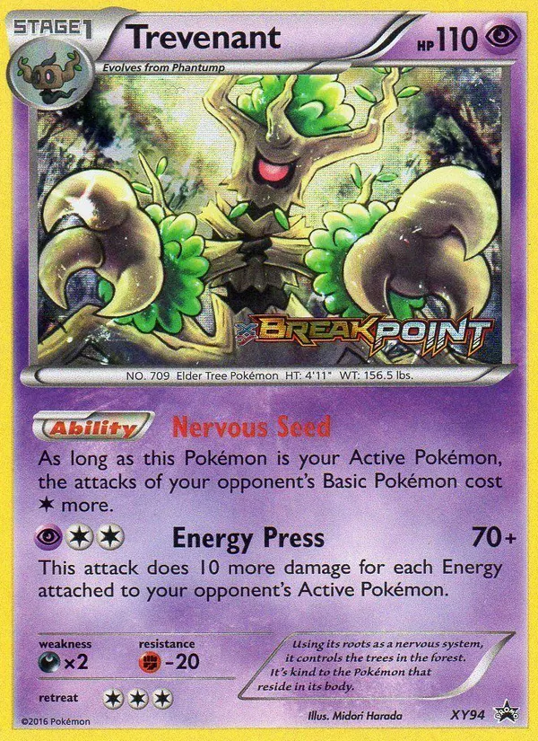Trevenant XY Black Star Promos XY94/211